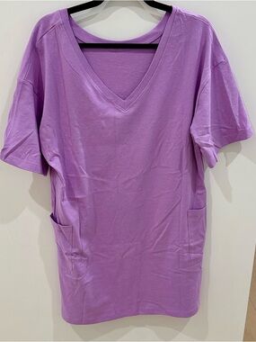 NWOT Zenana Two-Way T-Shirt Dress Size L